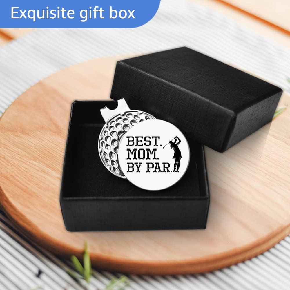 Strong Woman Golfer Ball Marker with Magnetic Hat Clip, Funny Golf Accessories Gifts for Proud Women, Novelty Birthday Gifts for Women Golfer Fan