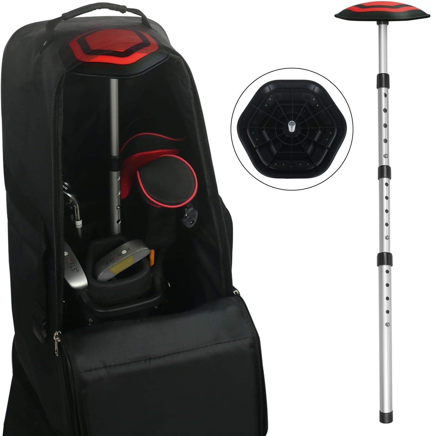 Golf Travel Bag Support System, Golf Club Travel Protection Kit