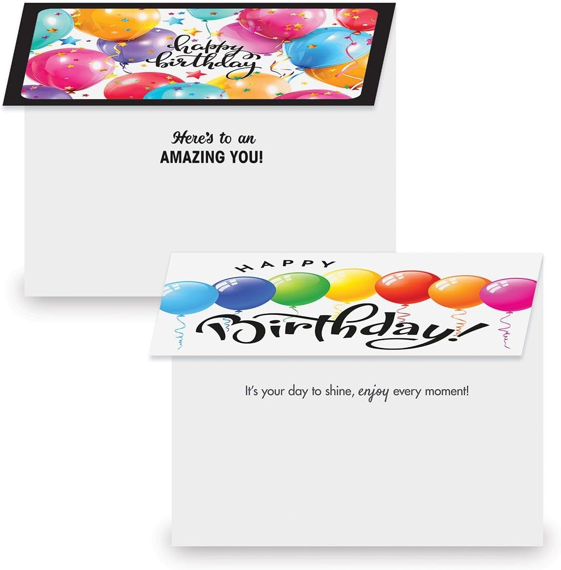 Current Confetti Celebration Birthday Cards Value Pack - Set of 20, Large 5 x 7 Inch Cards, Sentiments Inside, Envelopes Included