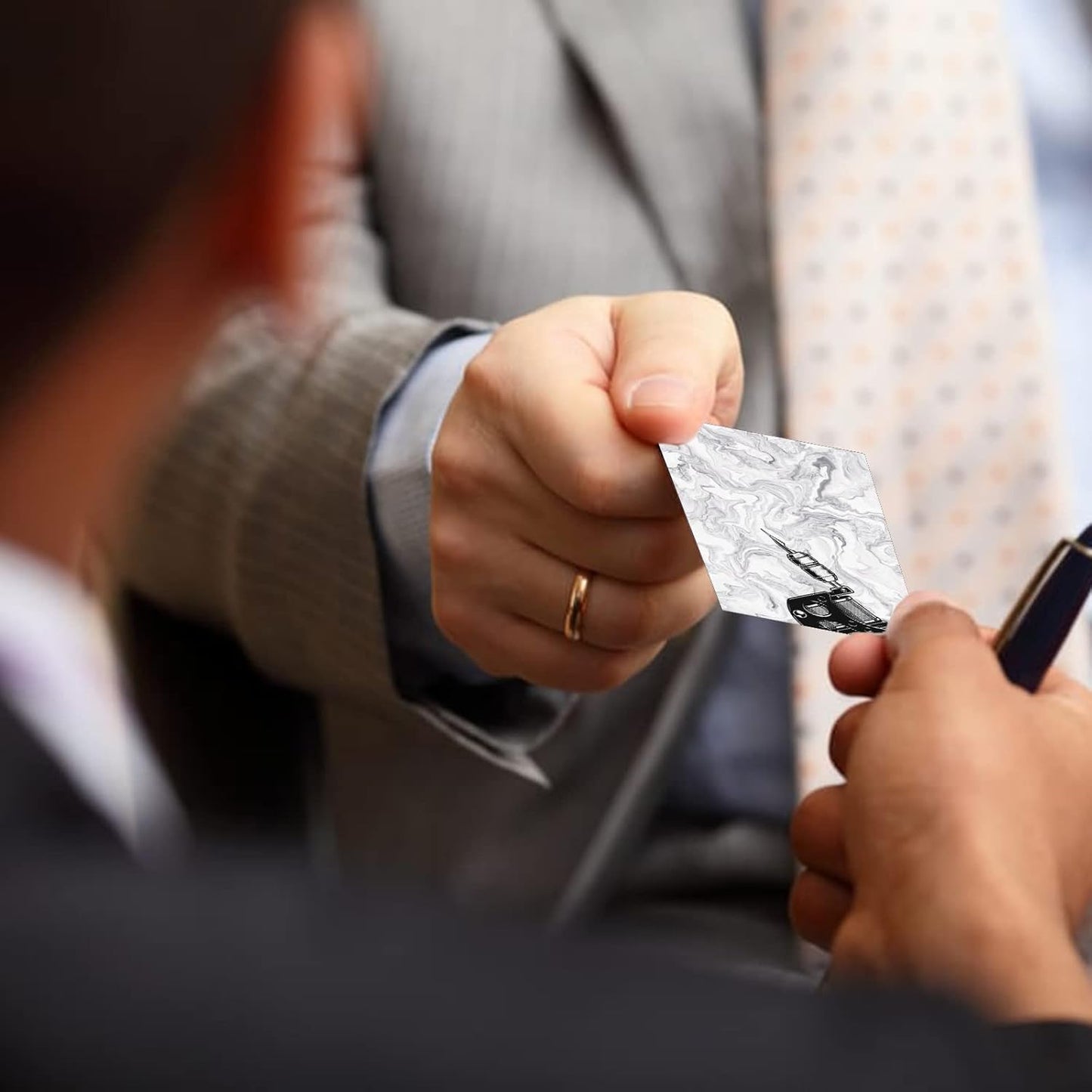 Custom Business Cards 100PCS Double-sided Printing Business Cards Customize with Your Logo Personalized 3.5"x 2" Cards for Business - Tattoo