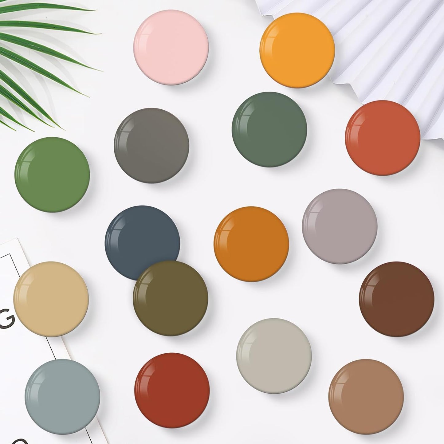 MORCART 16PCS Fridge Magnets, Cute Colorful Magnets for Refrigerator Locker Whiteboard Decorative Magnetic Board Cabinets Classroom Office Cubicle School