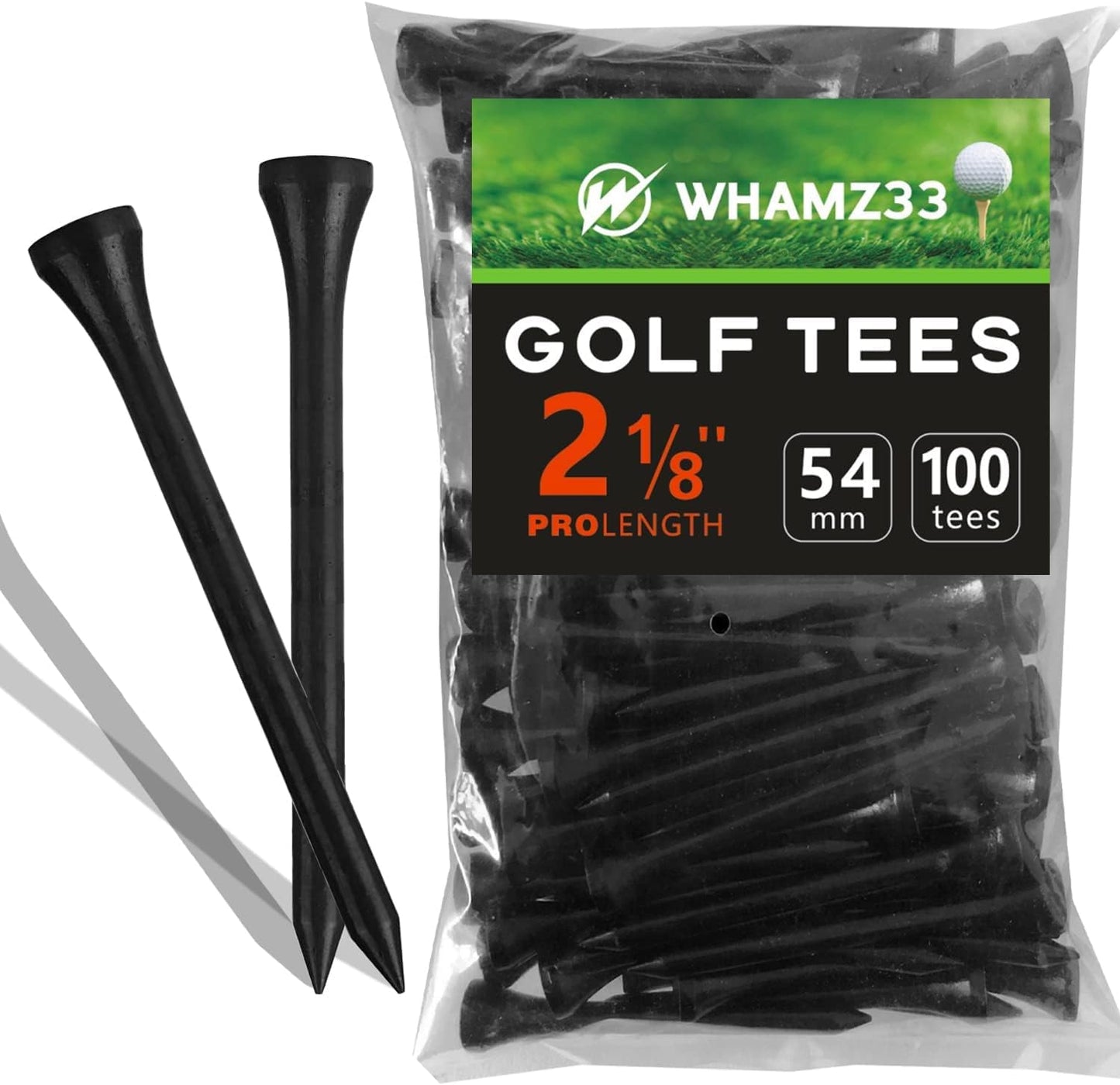 Professional Wooden Golf Tees 2 3/4 inch Tee Pack of 100 Golf Tee
