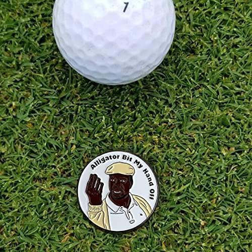 Balanced Co. Funny Golf Hat Clip with Enamel Magnetic Ball Marker