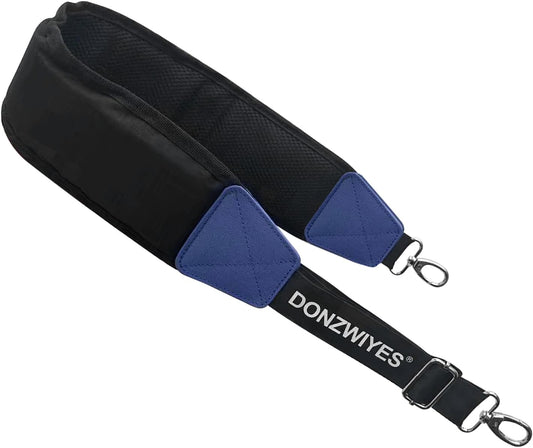 Golf Bag Shoulder Strap Upgraded Single Padded Adjustable Straps Universal Replacement(Black,1 Pack)