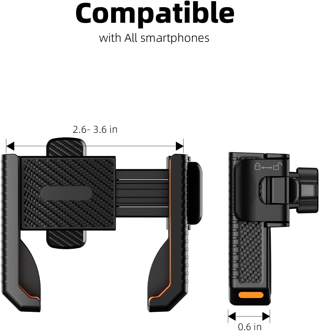 TODI Magnetic Golf Cart Phone Holder – Golf Cart Accessory for Men, Dad, Grandpa, Compatible with MagSafe iPhone 16 15 14 13 12 Pro/Max/Plus, Fits EZGO Club Car Yamaha Icon