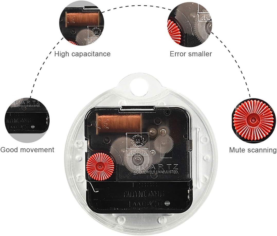 ALAZA Street Cherry Blossom Paris Eiffel Non-Ticking Round Wall Clock, 9.5 Inch Battery Operated Quiet Desk Clock Bedroom Living Dorm Room School Decor