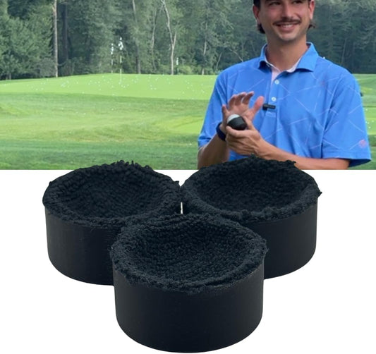 Lunas Ball Washer- 3 Pack - Golf Ball Cleaner for Golf Balls, Golf Cart Accessories for Cleaning Golf Ball, Compact Magnetic Golf Towel Golf Ball Washer for Golfers