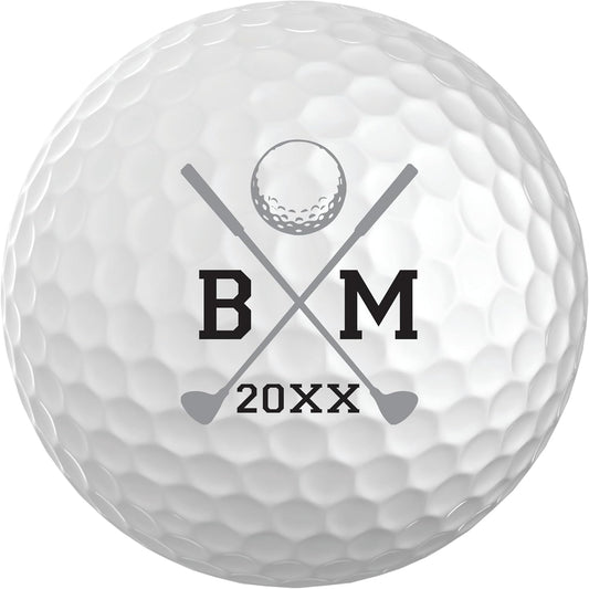 Infusion Personalized Logo Golf Balls - Custom Monogrammed (12 Balls)
