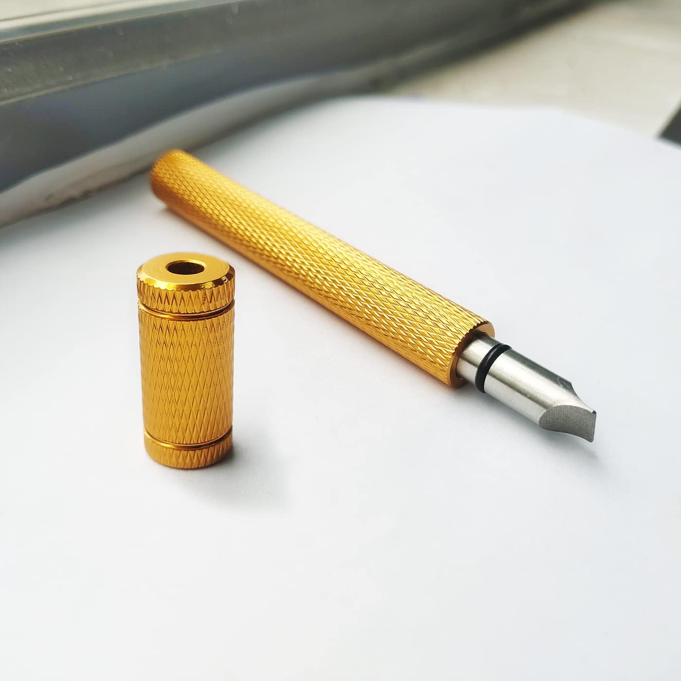 Golf Groove Sharpener,Golf Club Groove Sharpener,Groove Sharpener,Club Sharpener,Groove Sharpening Tool - Generate Optimal Backspin - Suitable for U & V-Grooves