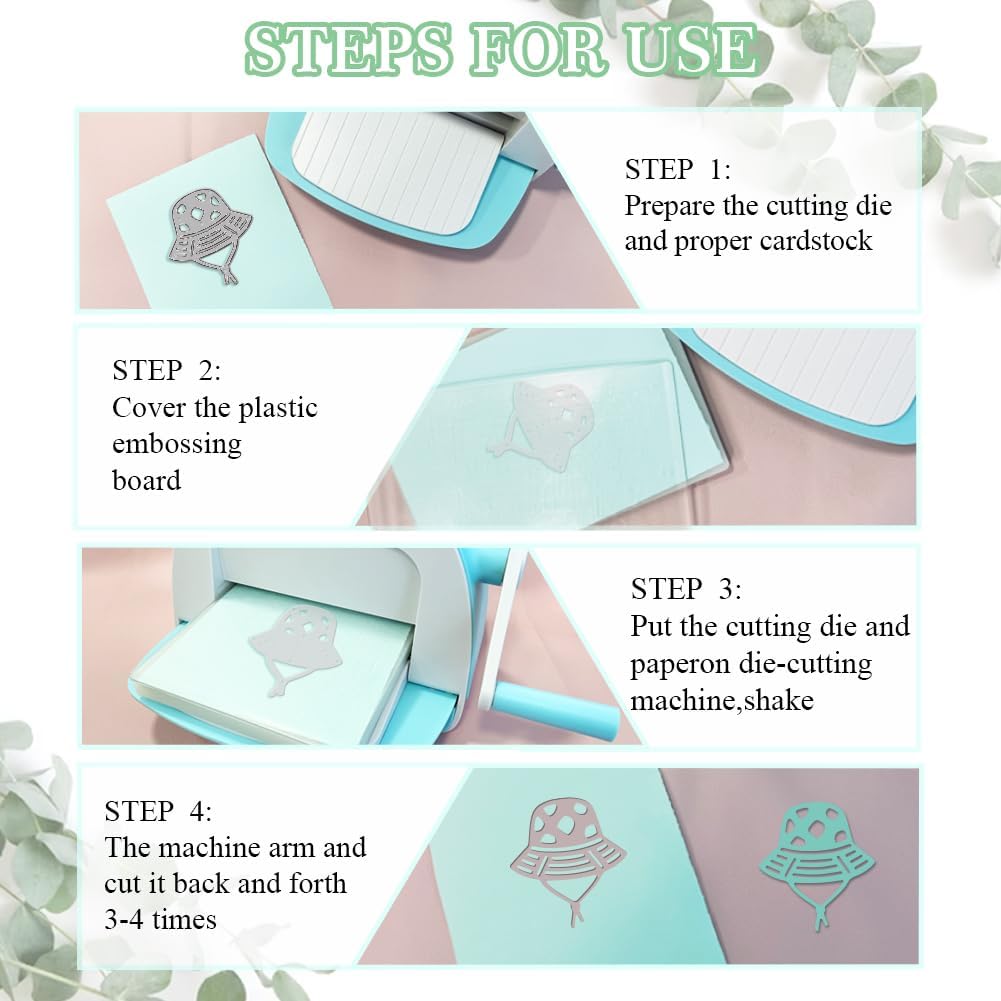 MAYJOYDIY Hat Theme Metal Die Cuts Cowboy Hat Magic Hats Cutting Dies Glasses Moustache Tie Embossing Stencils Scrapbooking Tool for DIY Scrapbooking Craft Card Making Album Gift Decor