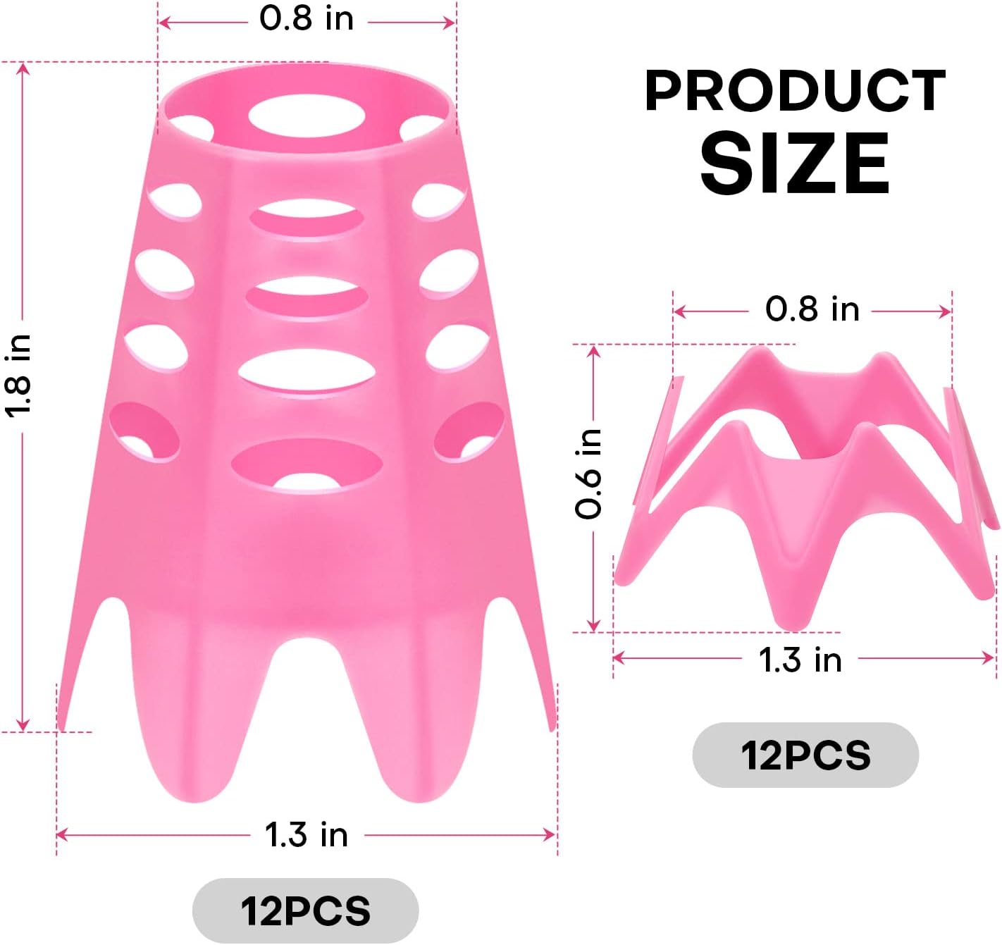 Golf Simulator tees, 24Pcs Plastic Golf Mat Tees for Home, Outdoor or Indoor Golf Tees for Training, Practice Golf tees for Winter Turf and Driving Range, Pack of 12 Tall & 12 Small