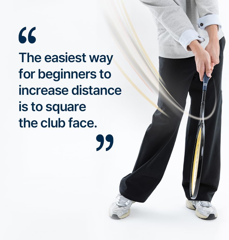 Distance Racket Golf Swing Trainer Racket-Shaped Square Alignment Stick Lightweight Training Aid for Indoor Practice Equipment