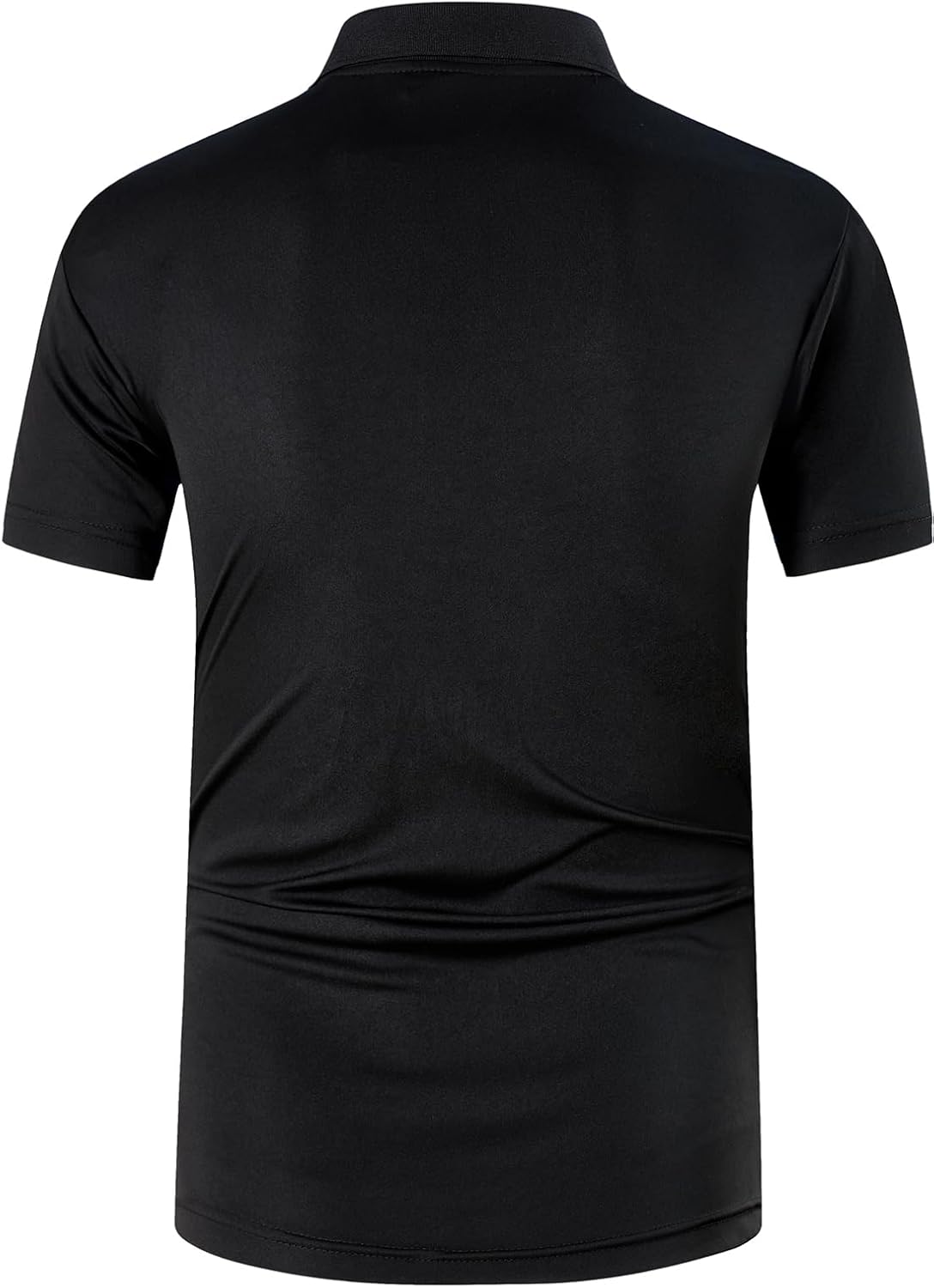 jeansian Men's Sport Outdoor Quick Dry Fit Short Sleeves Polo Tee Shirt Tshirt T-Shirt Tops Golf Tennis Bowling LSL195