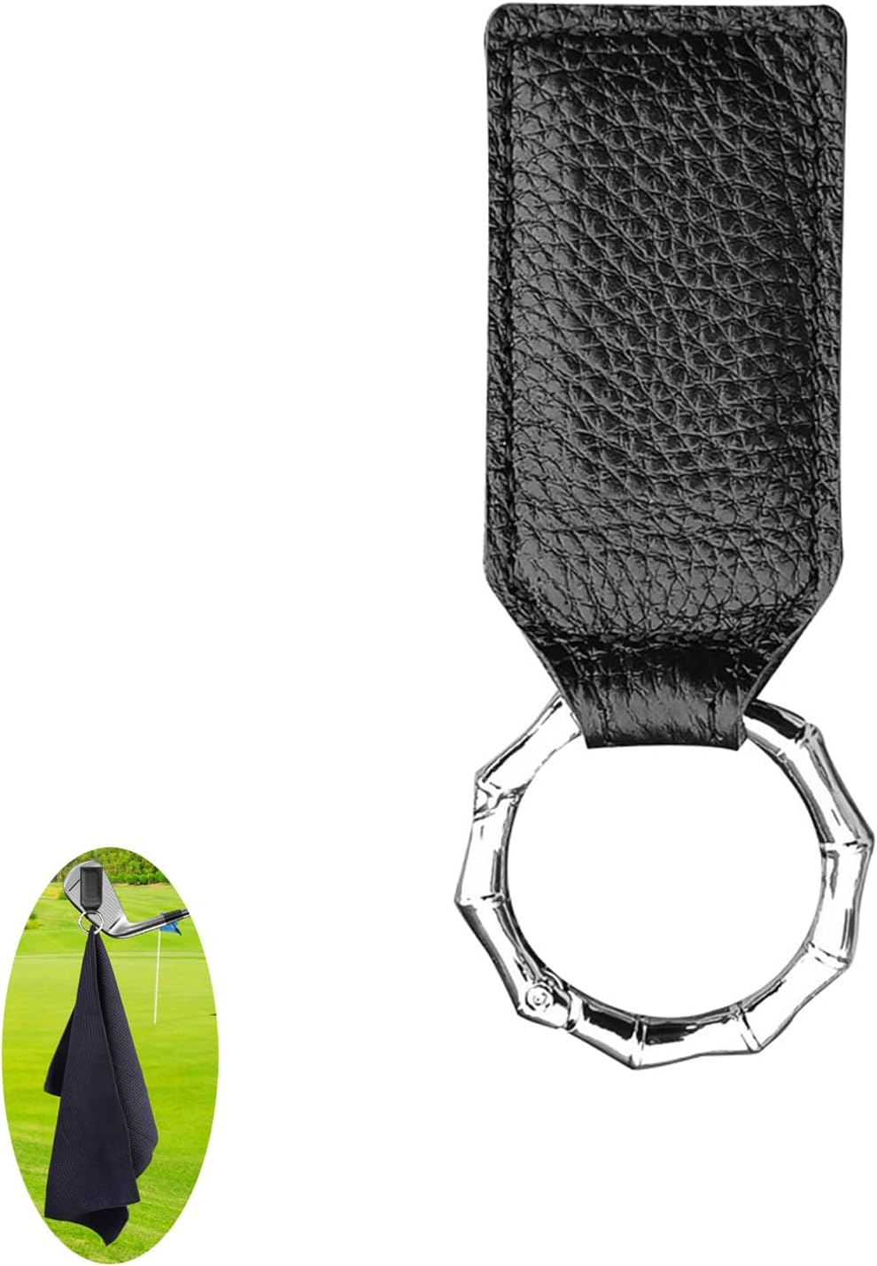Magnetic Clip for Golf Towel Golf Magnetic Towel Clip Black Magnetic Golf Towel Clip for Golf Bags for Men