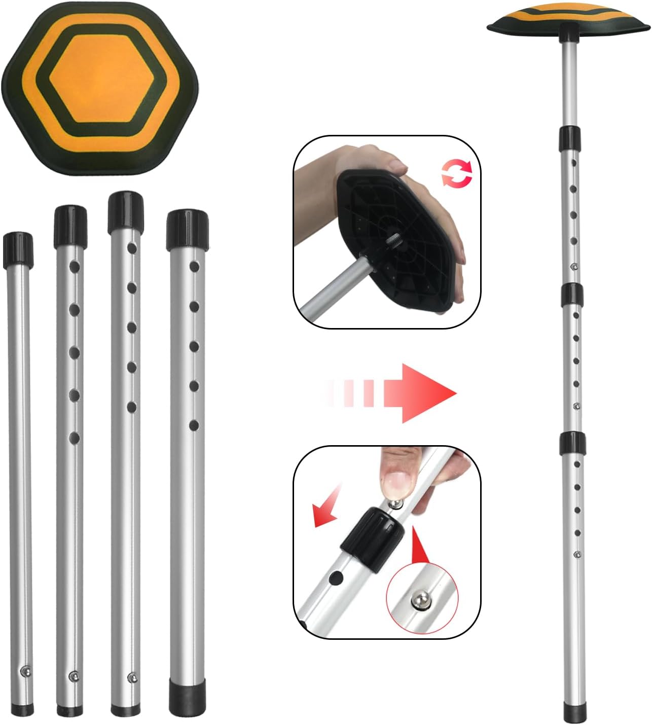 Golf Travel Bag Support System, Golf Club Travel Protection Kit