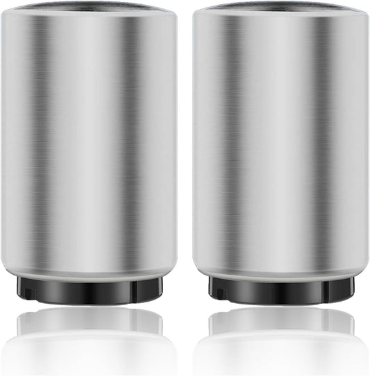 2PCS Automatic Beer Bottle Opener Magnetic Bottle Opener, Portable Push Down Draftt Top Beer Can opener Beer Opener Magnetic Bottle Cap Opener for Kitchen Home Bar Restaurant Household Men Gift