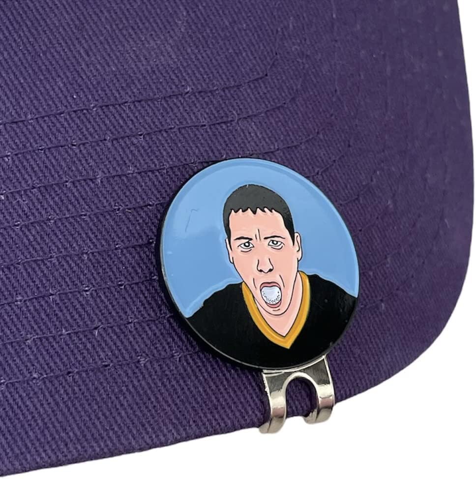 Balanced Co. Funny Golf Hat Clip with Enamel Magnetic Ball Marker