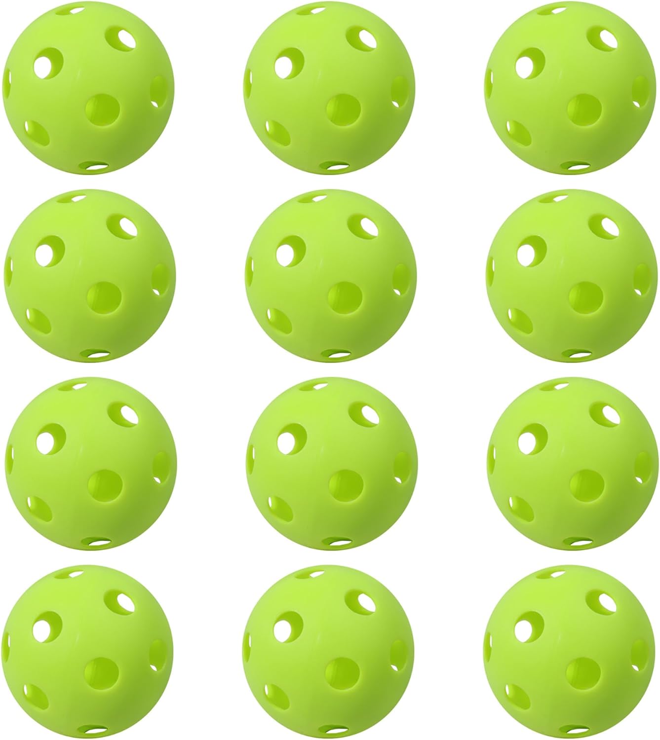 GSE Games & Sports Expert Practice Baseballs, Plastic Baseballs Training, Hollow Airflow Softballs for Pitching, Batting, Catching for All Skill Levels (Several Styles Available)