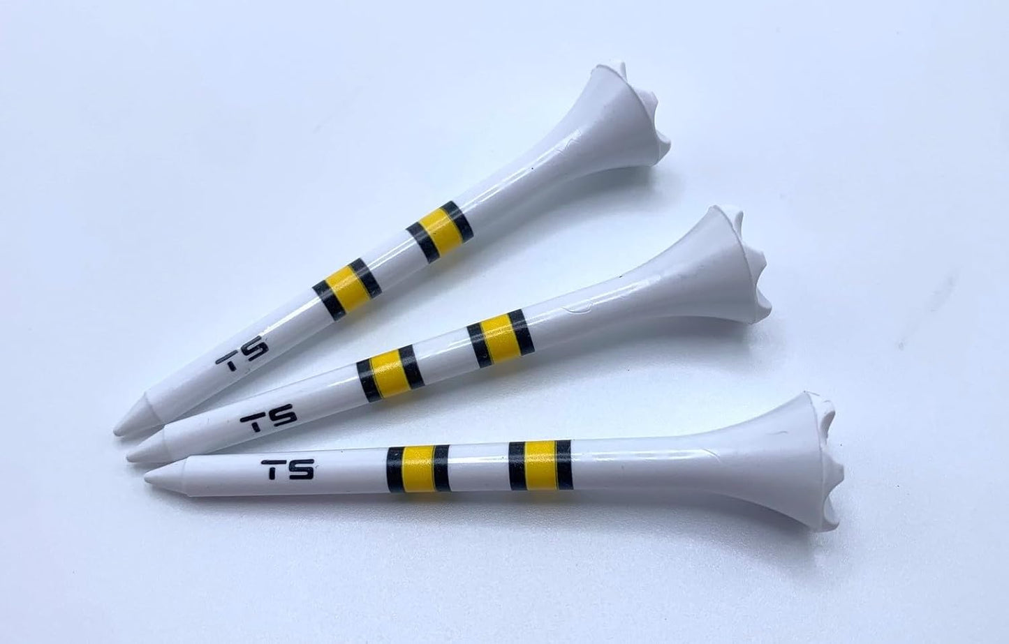 TRUESTRIKE Premium USA Golf Tees – 3¼" or 2¾" Durable Plastic Performance Tees (100 Pack) – Made in USA – Bulk Value Pack