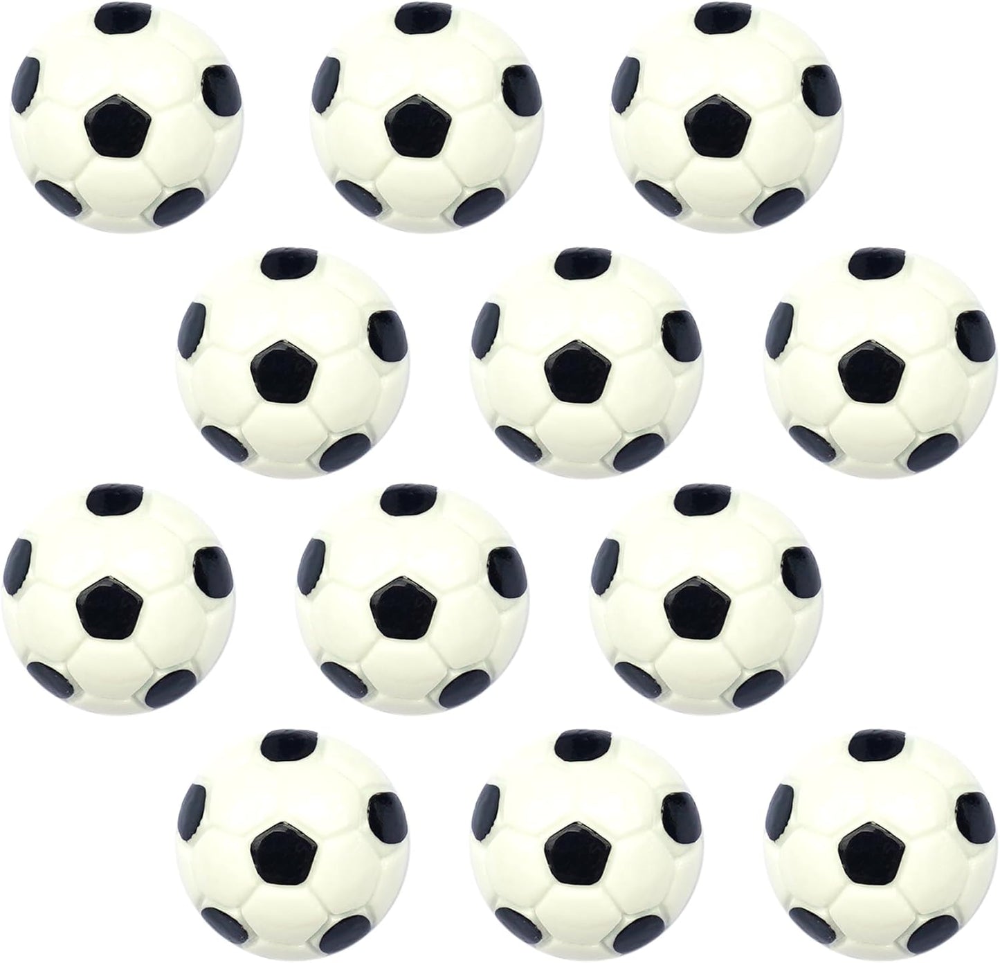 KEYDUACU Strong Ball Magnets,12Pcs 3D Soccer Sports Craft Decoration Magnet,Strong Fridge Magnets for Kitchen, School,Office Whiteboard, Cabinet and Dishwasher