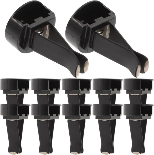 100pcs Square Head Car Vent Clips, Air Freshener Car Outlet Perfume Auto Air Conditioner Clips with Plastic Slot Head for Office Home
