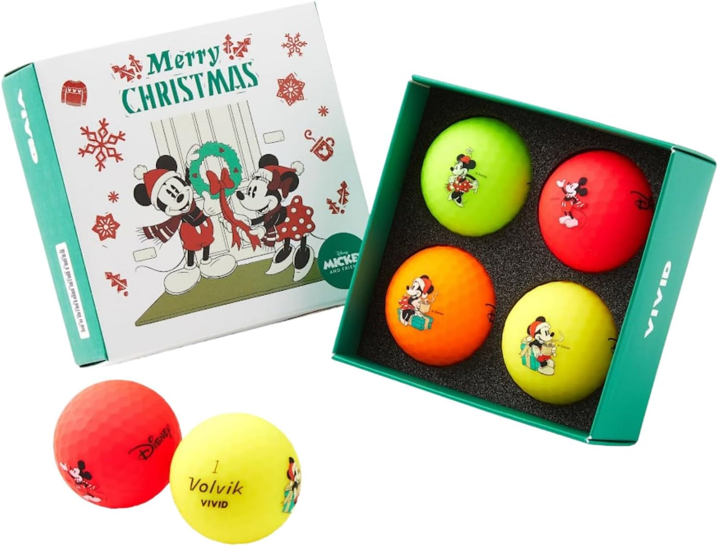 Volvik Vivid Holiday Disney Golf Ball Gift Sets (4 Pack)