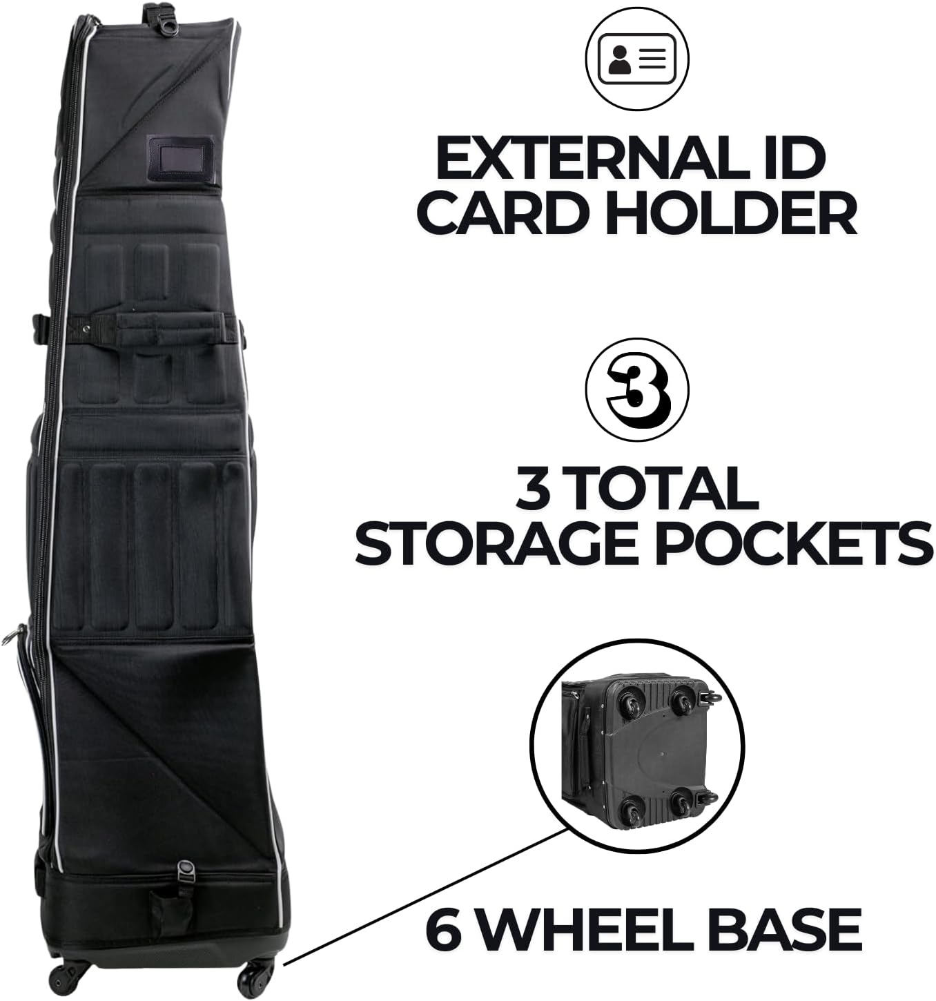 Izzo High Roller Golf Club Travel Cover