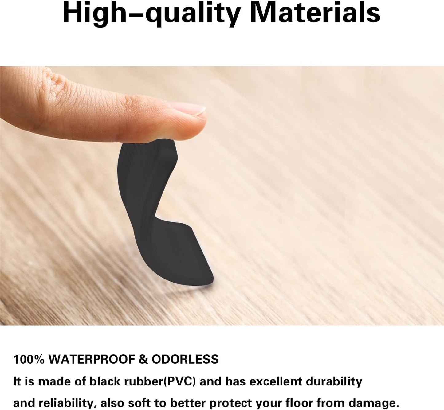 8 Pcs Black Wedges, Shims for Leveling Furniture, Plastic Hard Plastic Wedge Shim, Table Leveler Wedge, Rubber Type Texture Levelers, Perfect for Home, Uneven Door, Floor, Toilet (Mini Thin)