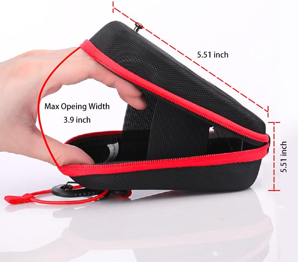 ACHIX Golf Rangefinder Hard Shell Case Compatible for Bushnell/Callaway/Tectectec,Universal Laser Range Finder Carry Bag with Carabiner Belt Clip for most brands rangefinders