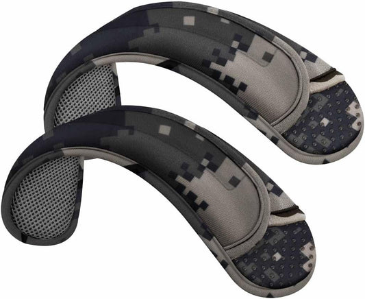 ZINZ 2-Pack Universal Shoulder Pad with Ultra Thick Cushion for Bag Luggage Bag Crossbody, Plus Long & Anti-Slip & Breathable,Camouflage Gray