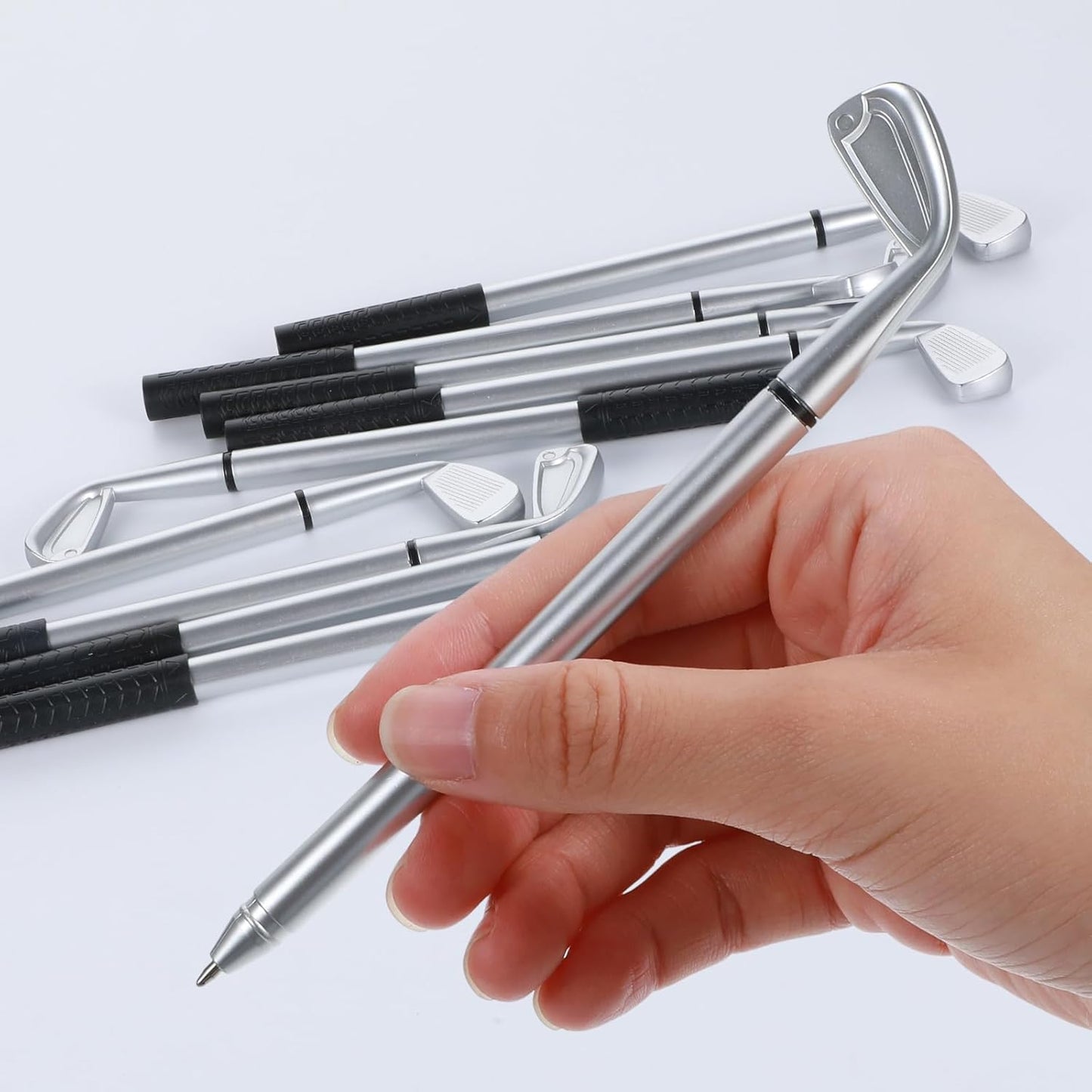 50 PCS Golf Ballpoint Pen Funny Sports Golfing Club Props Black Gel Ink for Students Coworkers Boss Office Dad