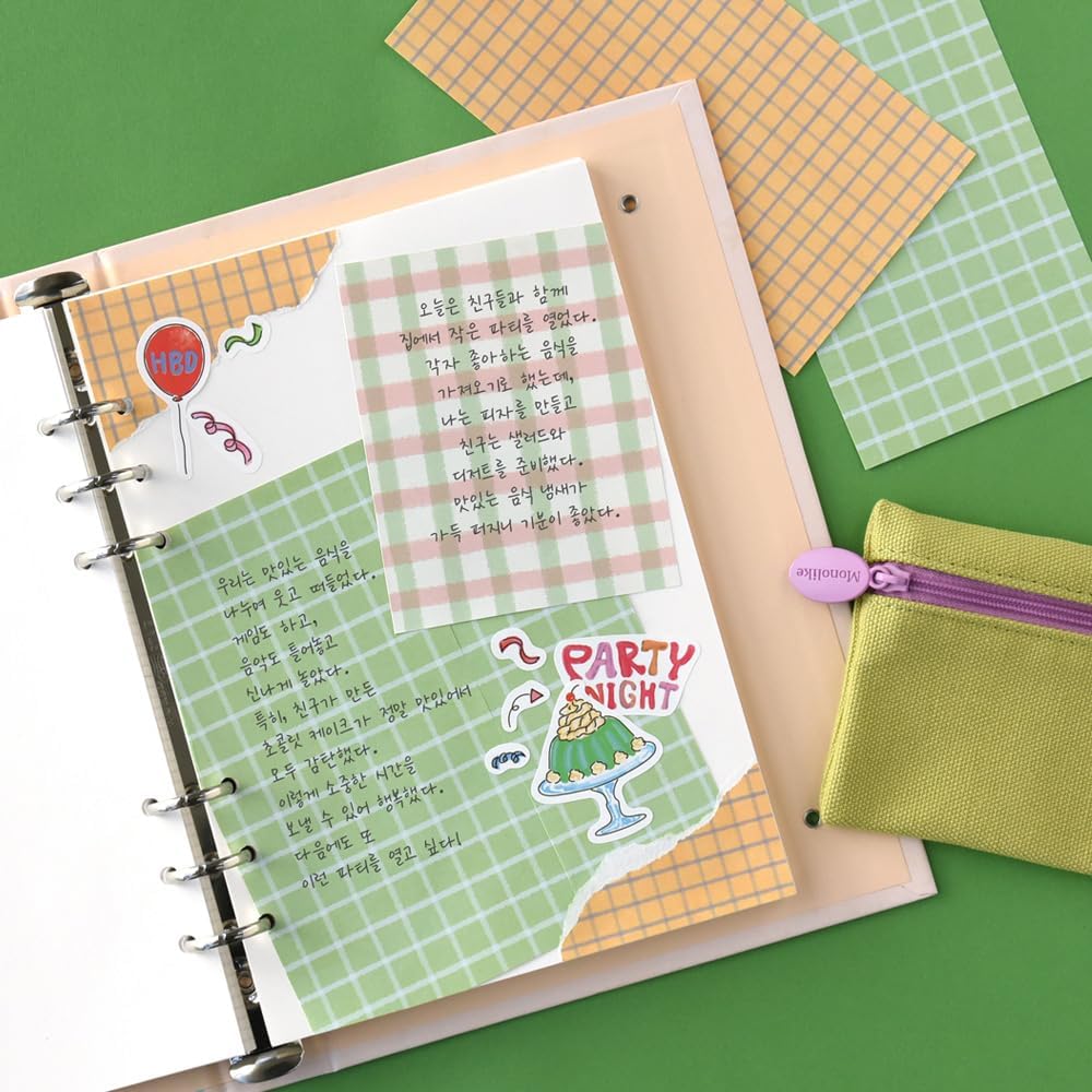 Monolike Triple Memopad Unmatched Friends Check 2P B Set