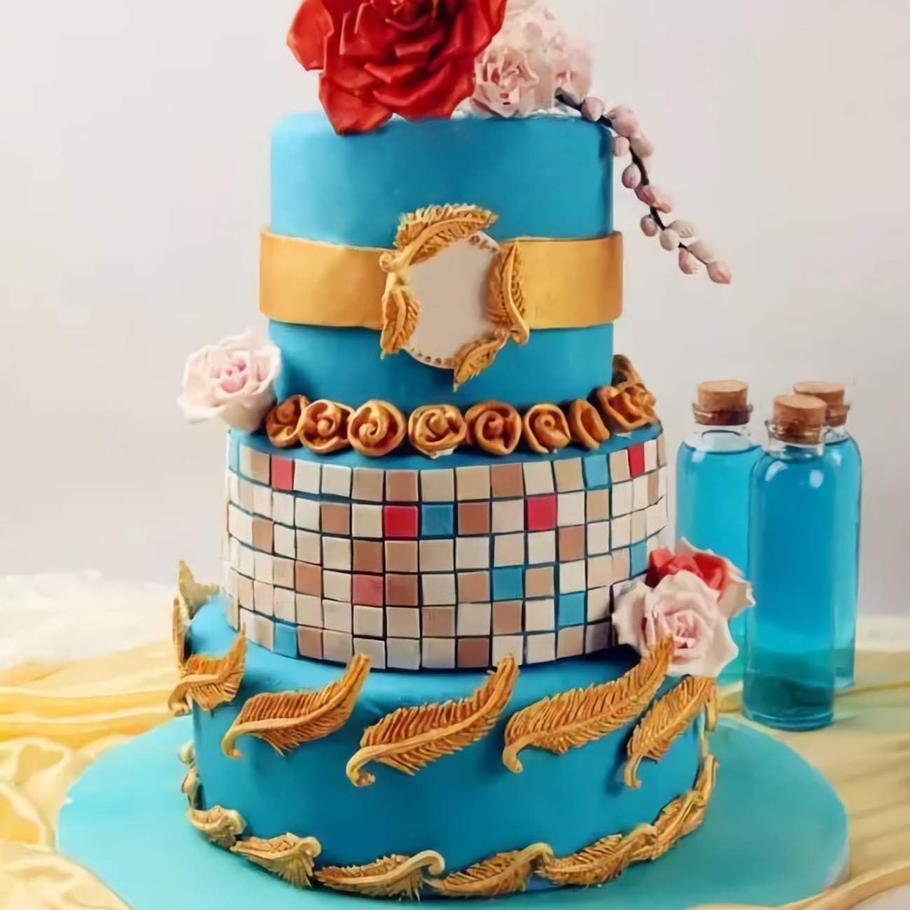 Mity Rain Square Cookie Cutter - Geometric Multicutter-Square Cake Fondant Cutter - 3 Size, Biscuit Cutters, Creative Cake Decorating