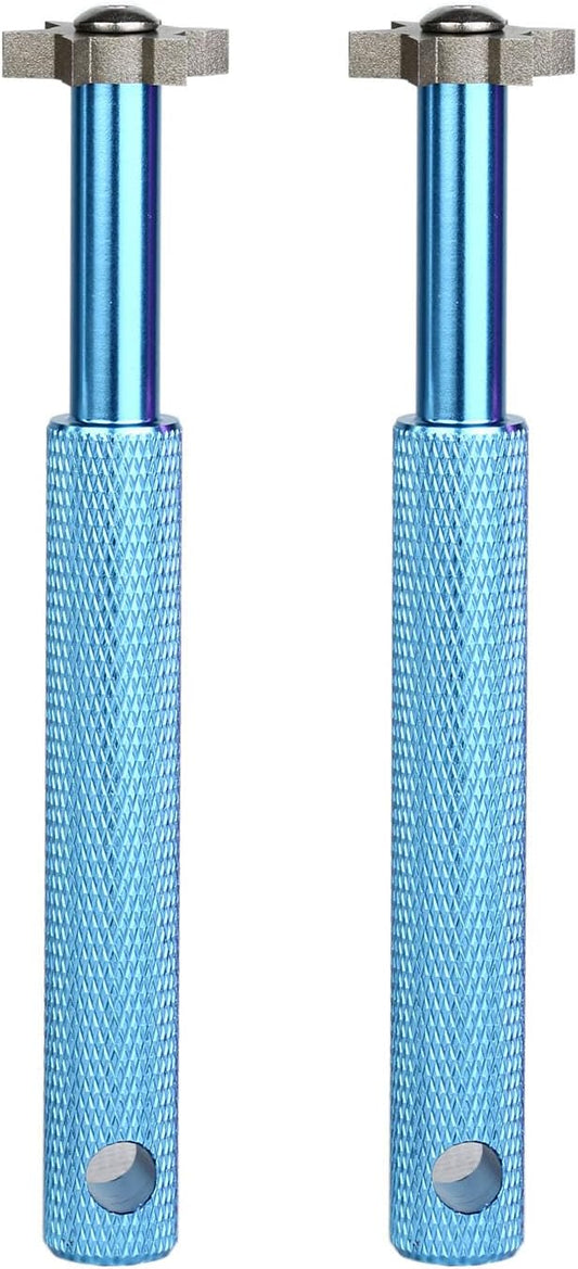 Sword &Shield sports Golf Club Groove Sharpener Tool Golf Club Re-Grooving Cleaning Tool 6-Tip for Optimal Backspin and Ball Control with Wedges and Utility Clubs