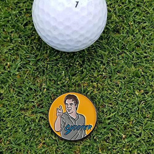 Balanced Co. Funny Golf Hat Clip with Enamel Magnetic Ball Marker