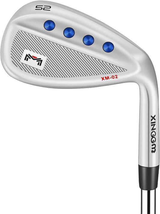 Forged Golf Wedge Set for Men or Individual 48/50/52/54/56/58/60 Degree Gap Wedge Sand Wedge for Men Right Hand,Milled Face for More Spin