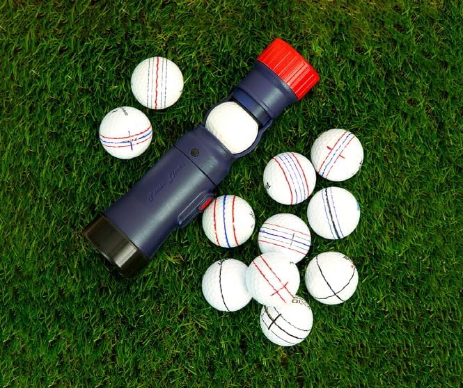 Penta AUTO Liner Golf Ball Marker Kit - 360-Degree Automatic Stencils - Men's Clearance Accessories with Line Tools and Bag - Ultimate Golfing Essentials for Precision Putting (Up to 5 Lines)