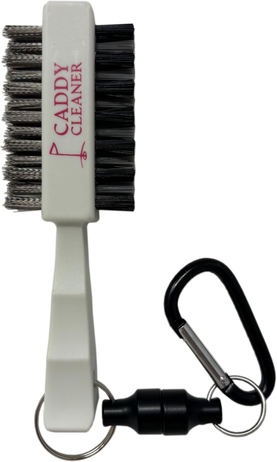 Clean Swing Mini Brush – Golf Club Cleaner with Magnetic Clip, Dual-Sided Brush | Golf Accessories for Men, Best Golf Gift | Caddy Cleaner