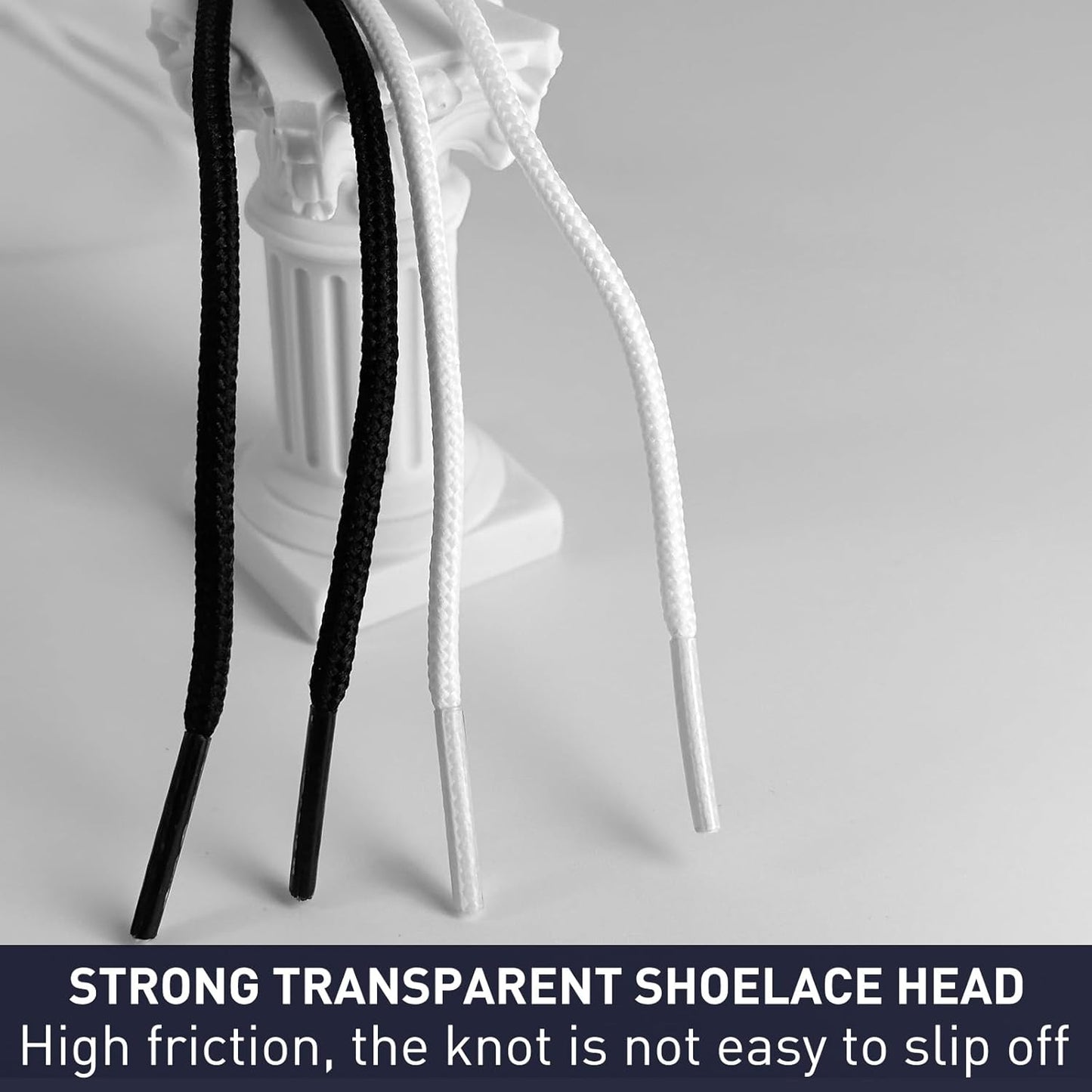 Polyester Golf Shoelaces for FootJoy Golf Sports Shoe, 3/32‘’(2.5mm) Thin Dress Oxford Shoe Lace Replacement Strings