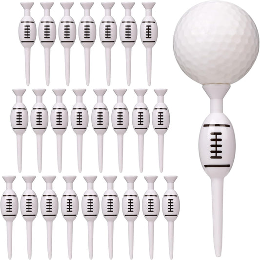 Plastic Golf Tees, Pack of 25, for Height Consistency, Excellent Durability and Stability Tees, Golf Gift for Men Women and Children, Golf Accessories