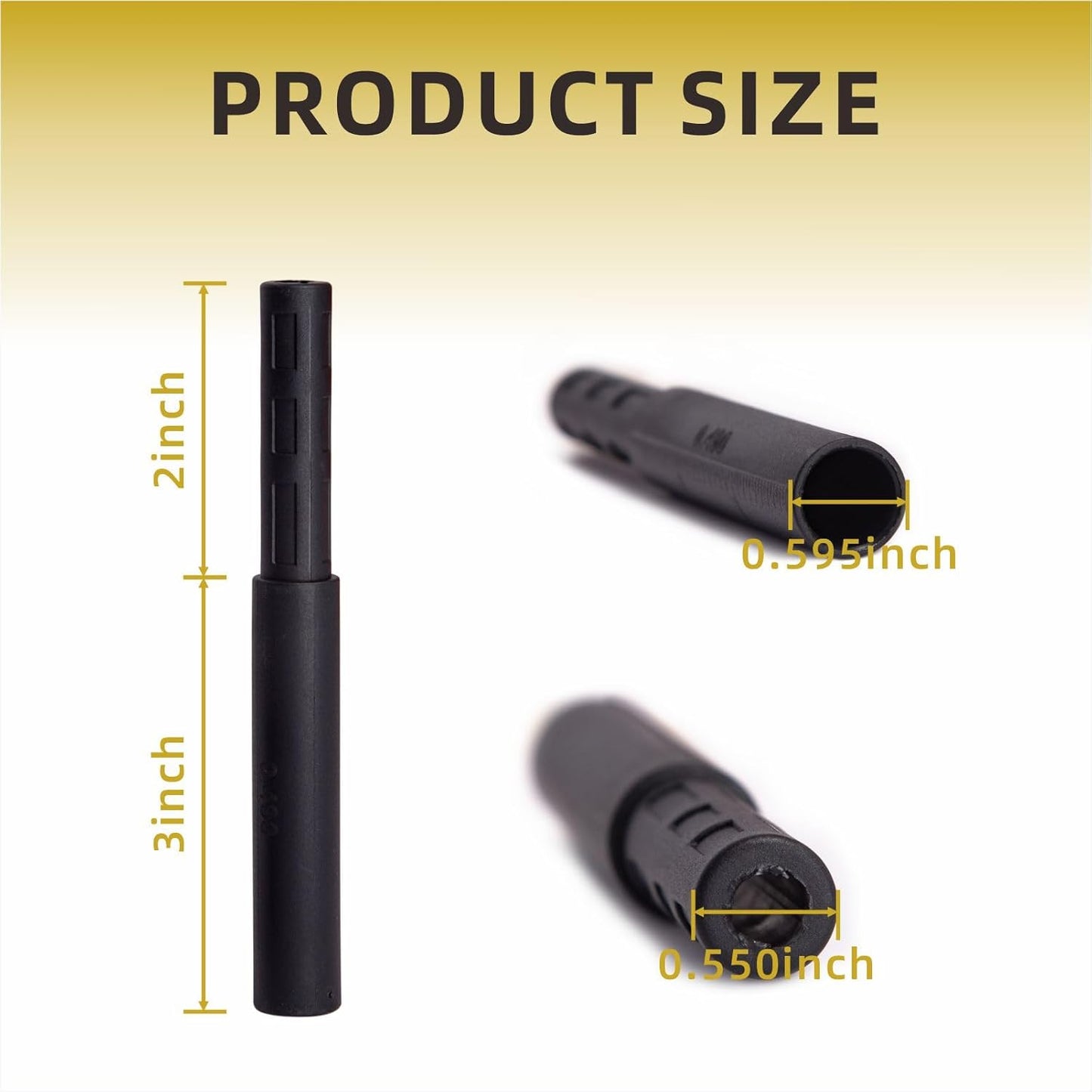 Mariyandh 8 Pcs Golf Club Extension Golf Club Extensions Steel Shaft Putter Shaft Extension for Putter, Iron, and Golf Club Shafts