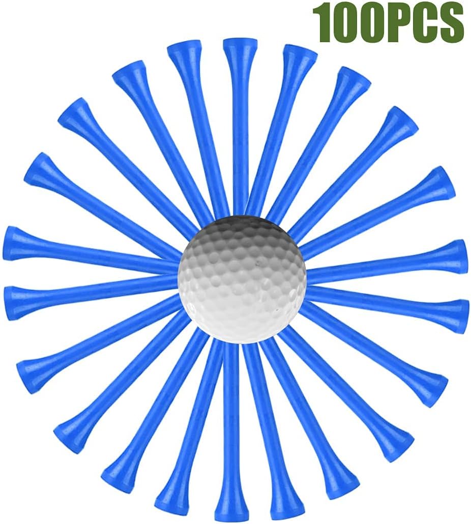 Professional Wooden Golf Tees 2 3/4 inch Tee Pack of 100 Golf Tee