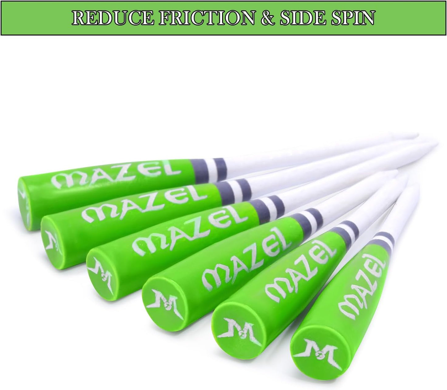 MAZEL Natural Wood/Bamboo Golf Tees 2 3/4 Inch & 3 1/4 Inch,Pack 50 or 120,Reduce Friction & Side Spin,More Stable Golf Tees