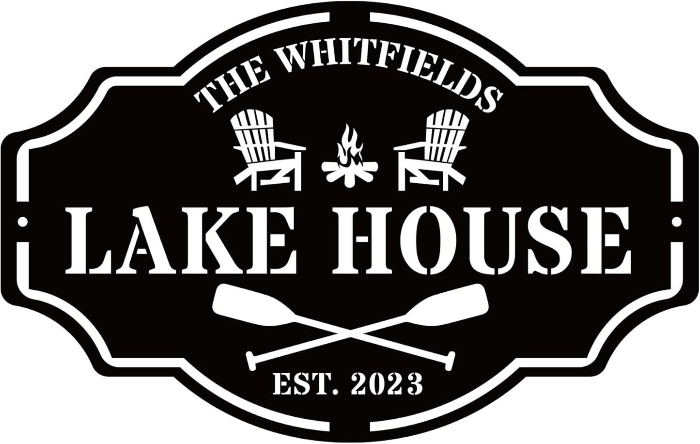 Custom Lake House Welcome Sign,Personalized Metal Lake House Signs,Lake House Decor,Personalized Metal Sign,Custom Outdoor Decor