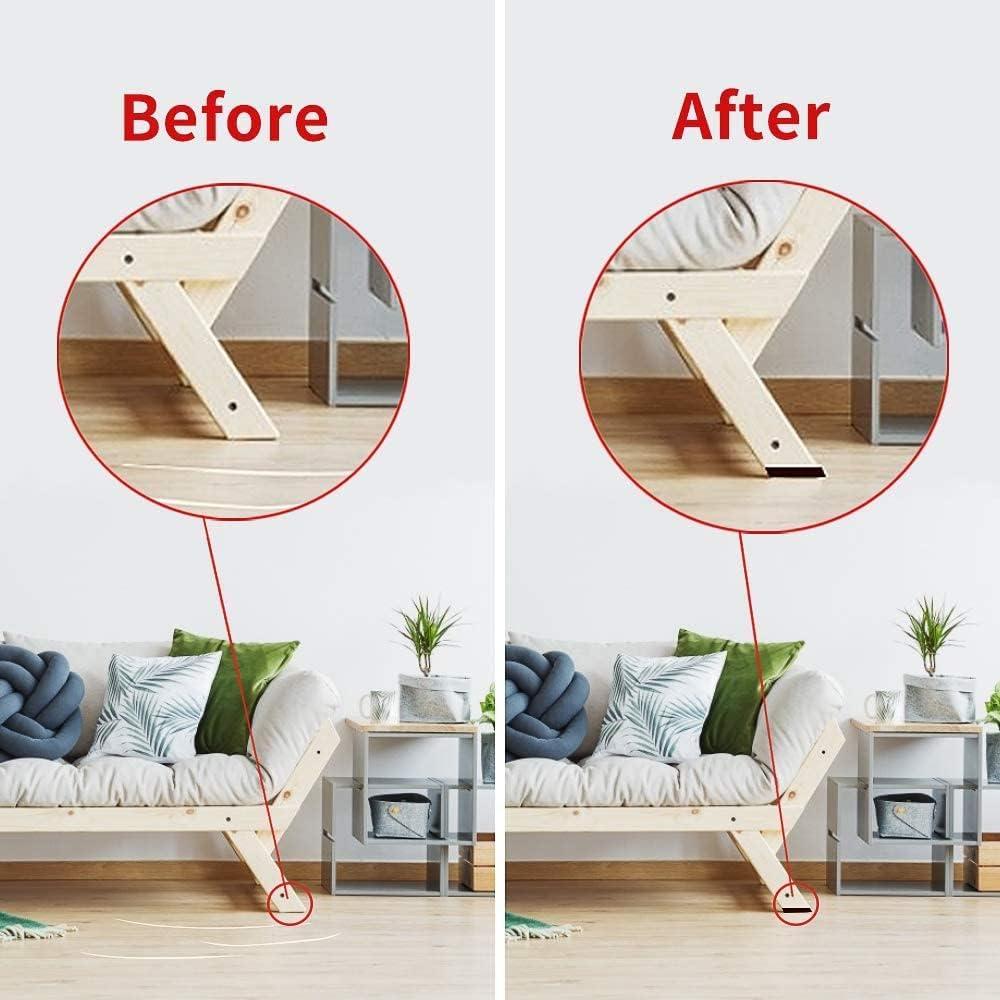 YELANON Non Slip Furniture Pads - 12 pcs 3”Square Furniture Grippers, Non Skid for Furniture Legs, Feet Furniture Feet, Anti Slide Furniture Hardwood Floor Protector for Keep Furniture in Place