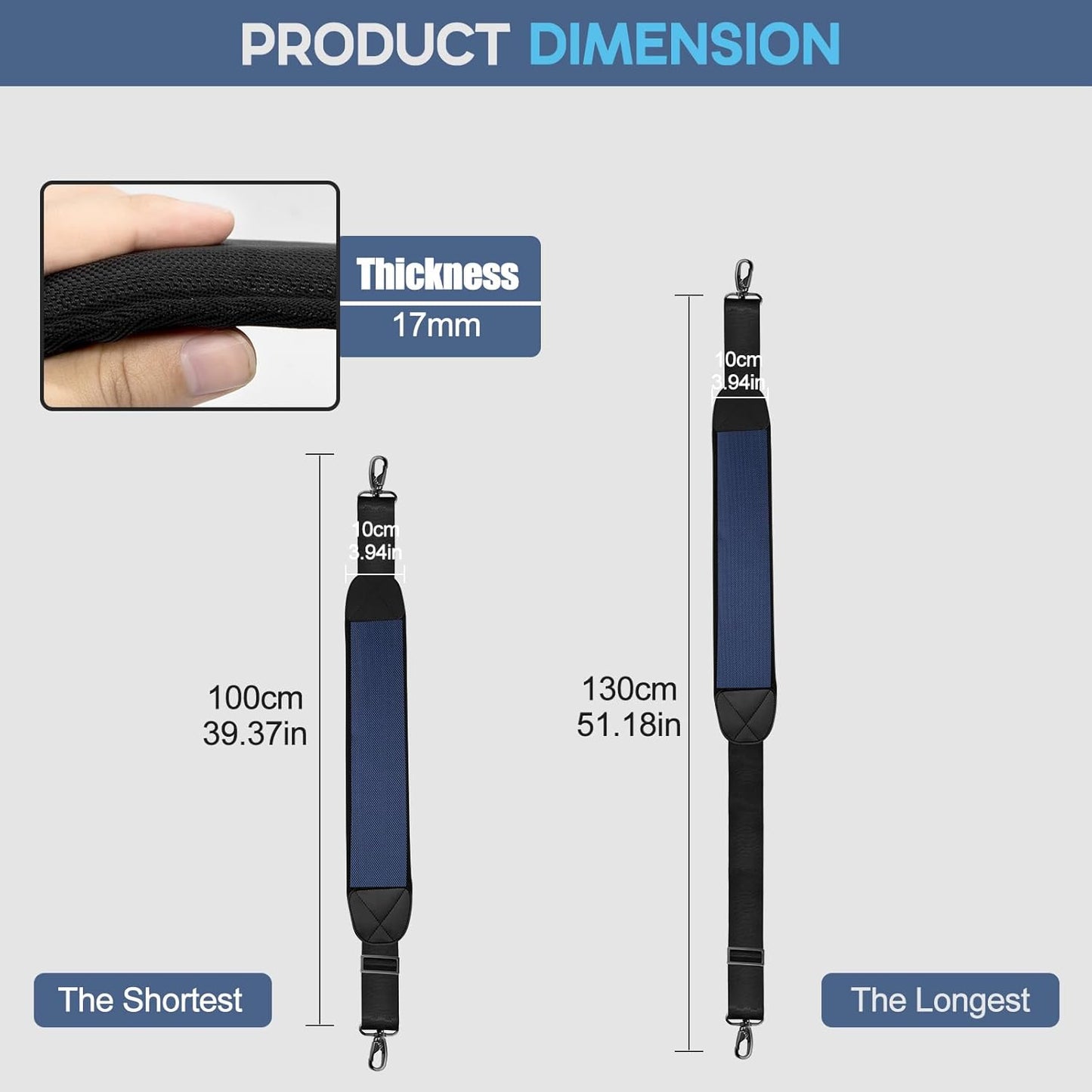 Golf Bag Strap Replacement Golf Bag Shoulder Strap Single Padded Shoulder Strap Adjustable Golf Bag Backpack Straps