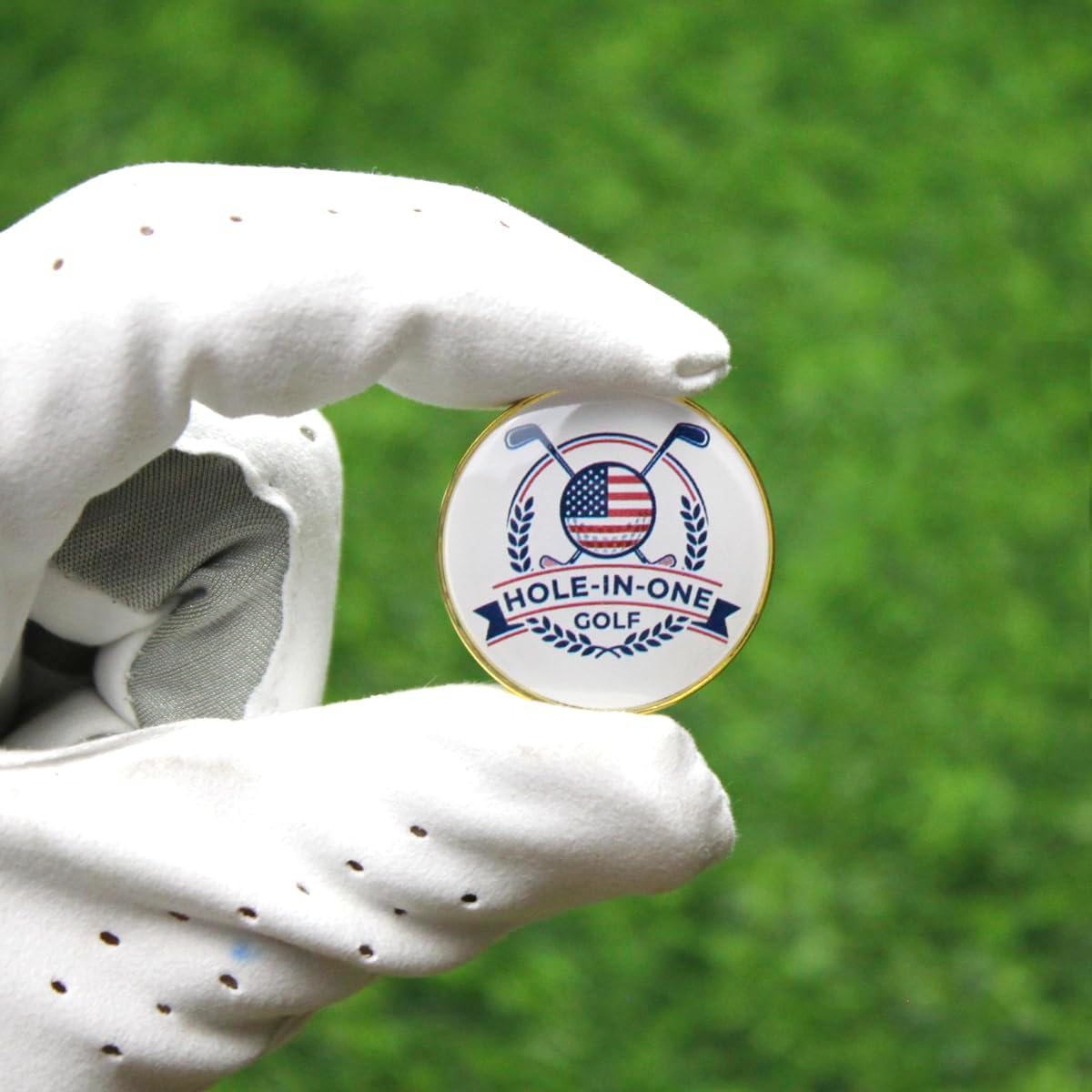 Custom Golf Ball Markers & Golf Divot Tool Gift Set, Personalized Magnetic Ball Marker Hat Clips, Golf Divot Repair Tool, Premium Golf Gifts for Golfers