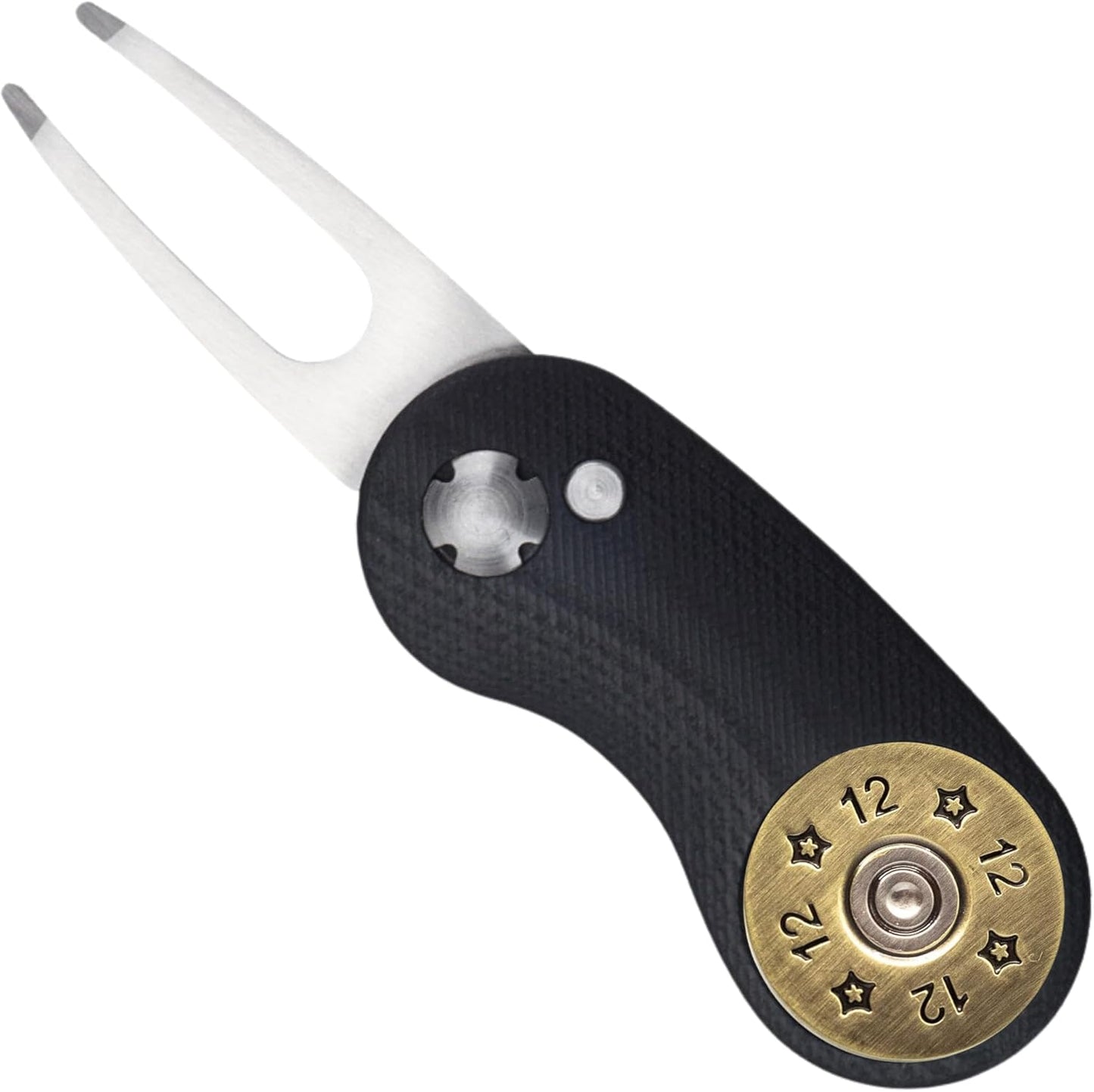 Full Metal Markers 12 Gauge Magnetic Metal Golf Ball Marker with Hat Clip for Men and Women - Unique Marker for Putting Green - Golf Accessories