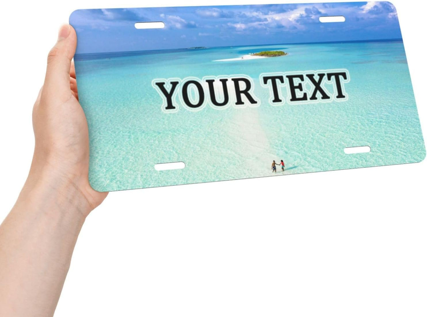 Made in USA Custom License Plate, Design Your Own Personalized License Plate with Photo,Logo, and Text,Customized 12"X6"Premium Aluminum