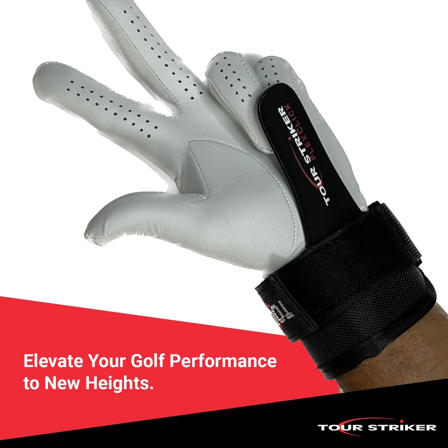 Tour Striker FlexClick - Golf Wrist & Grip Swing Trainer - Essential Training Aid Equipment Tool for Men & Women - Perfect for Left & Right-Handed Golfers